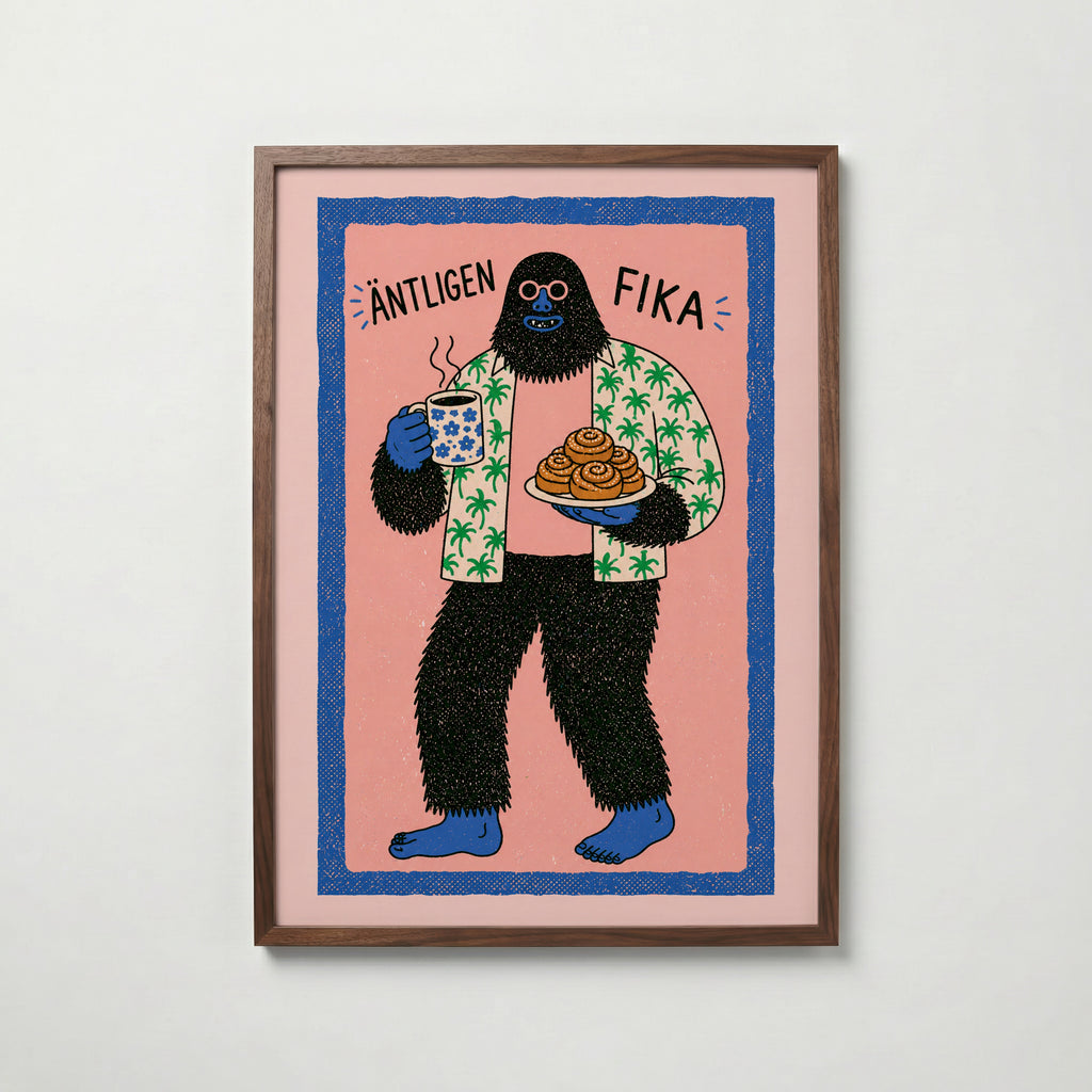 Äntligen Fika Poster – valnötsram