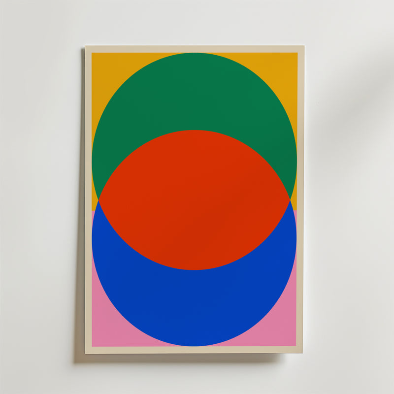 Bauhaus Circles Poster
