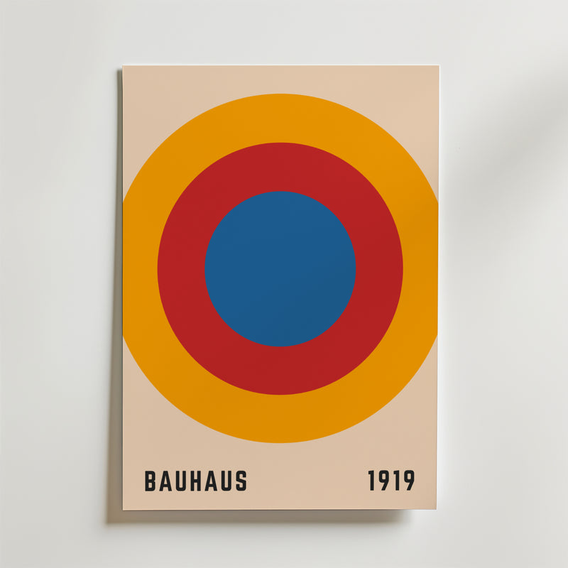 Bauhaus Target Poster