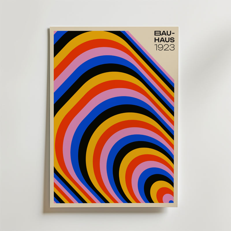 Bauhaus Arches Poster