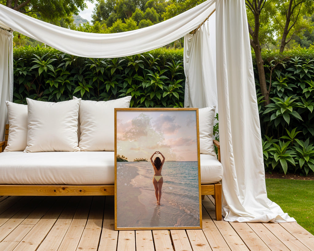 Beach Heart Poster – i rum 3