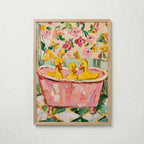 Bubble Bath Ducks Poster
