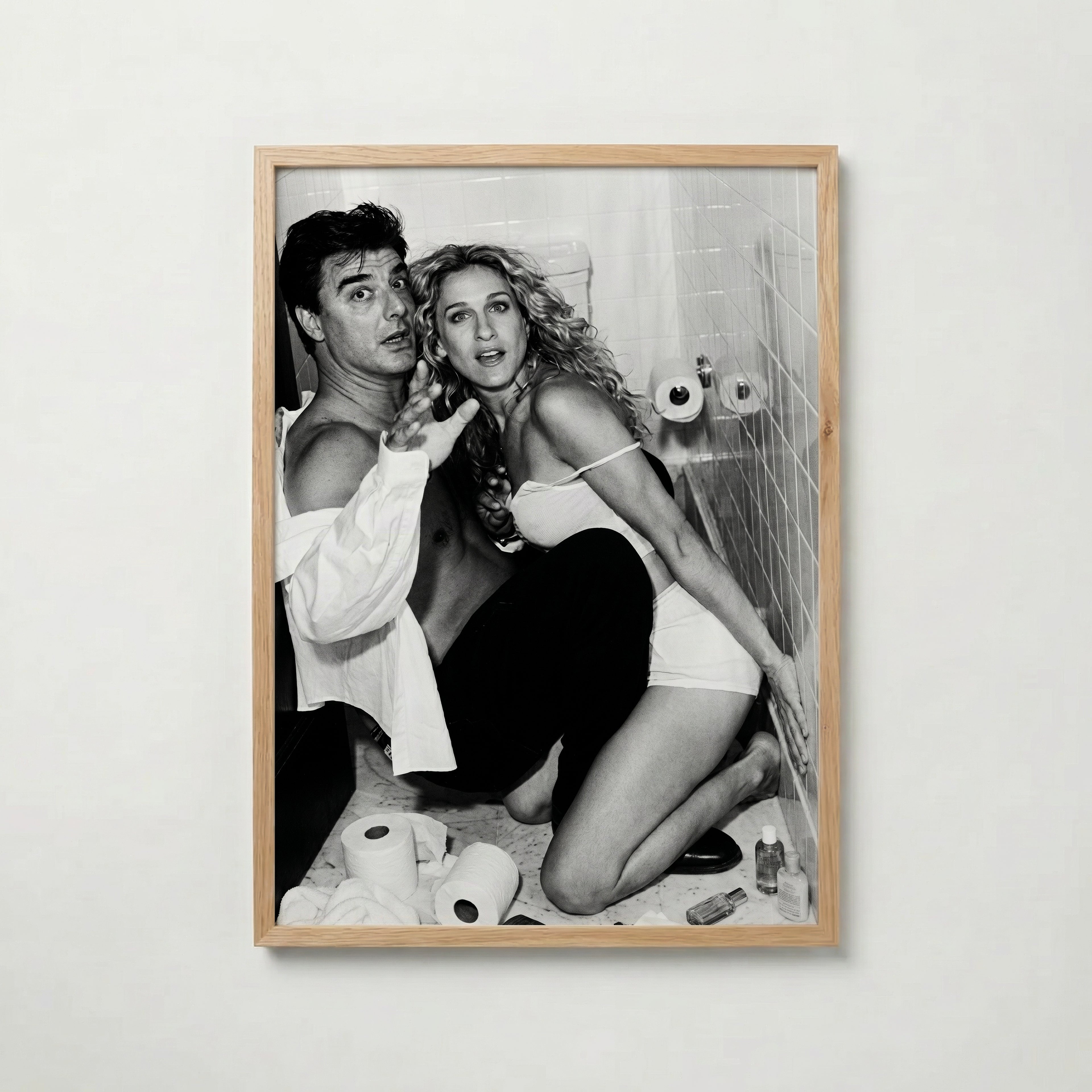 Bathroom Chaos Poster