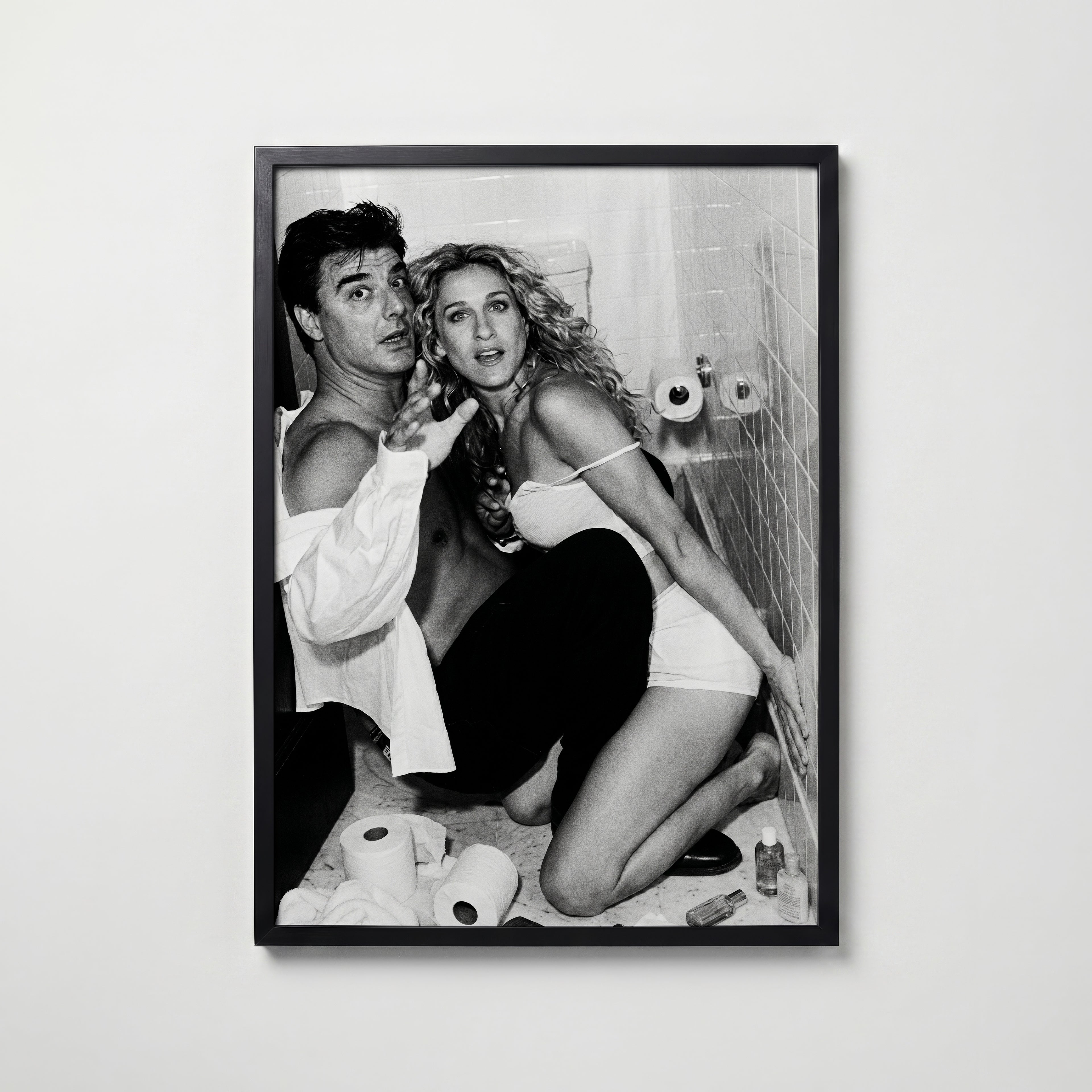 Bathroom Chaos Poster