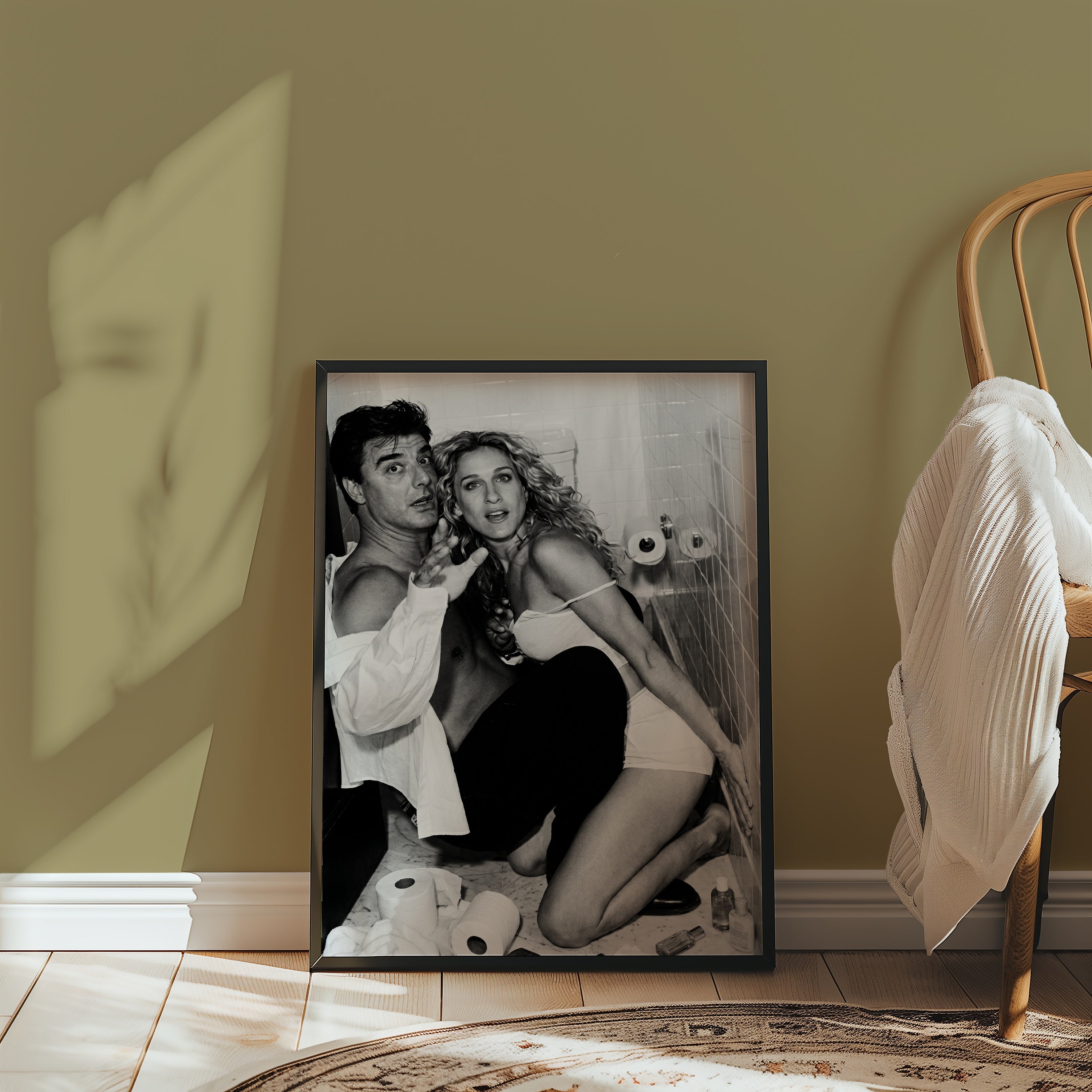 Bathroom Chaos Poster