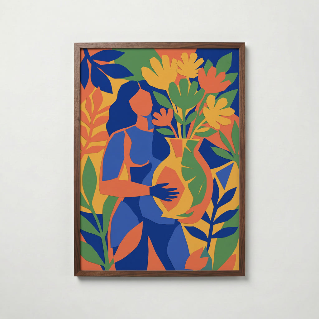 Bloom Figure Poster – valnötsram