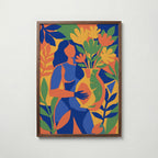 Bloom Figure Poster – valnötsram