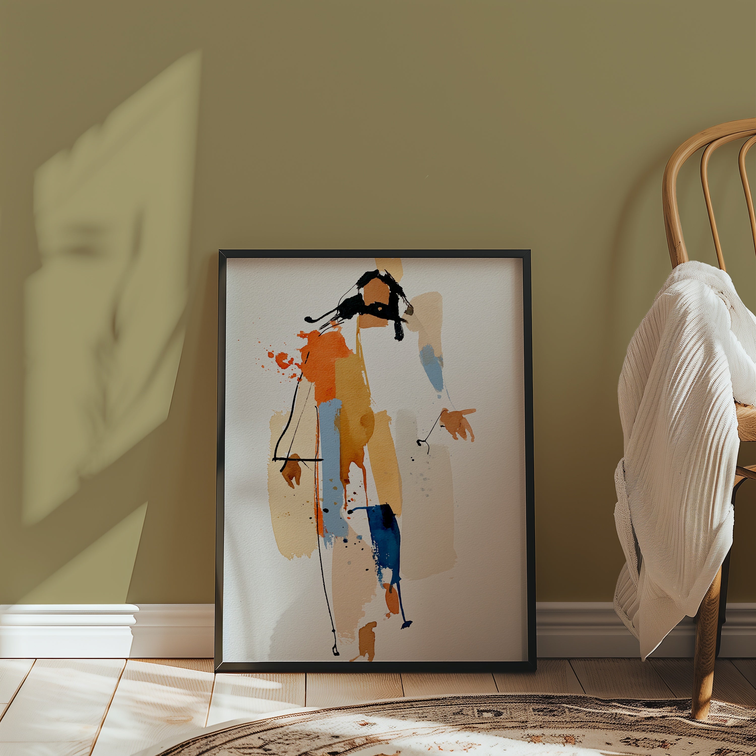 Brushed Figure Poster – i rum 3
