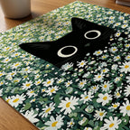 Cat in Green Grass Poster på skrivbord - Bozetto