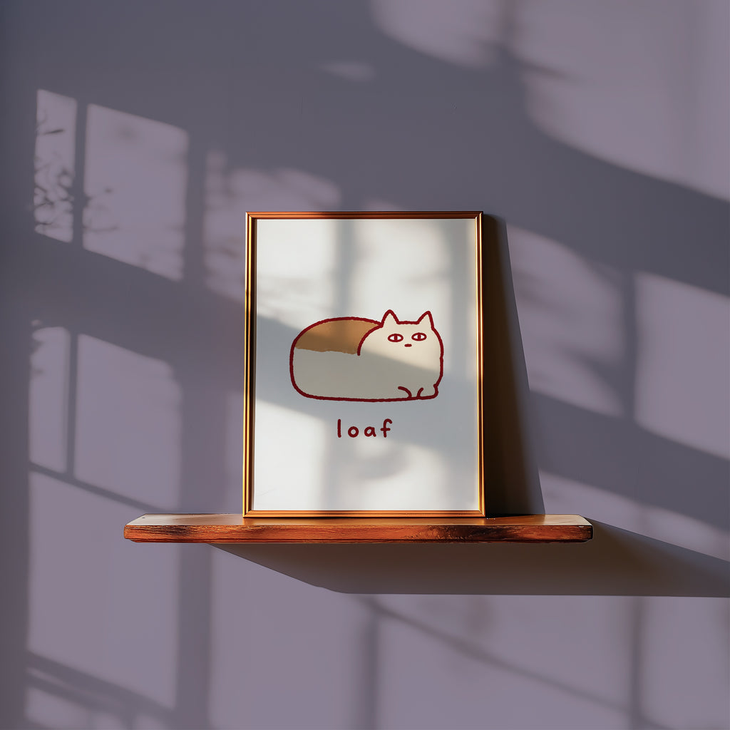 Cat Loaf Poster – i rum 3