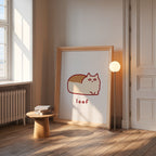 Cat Loaf Poster – i rum 4