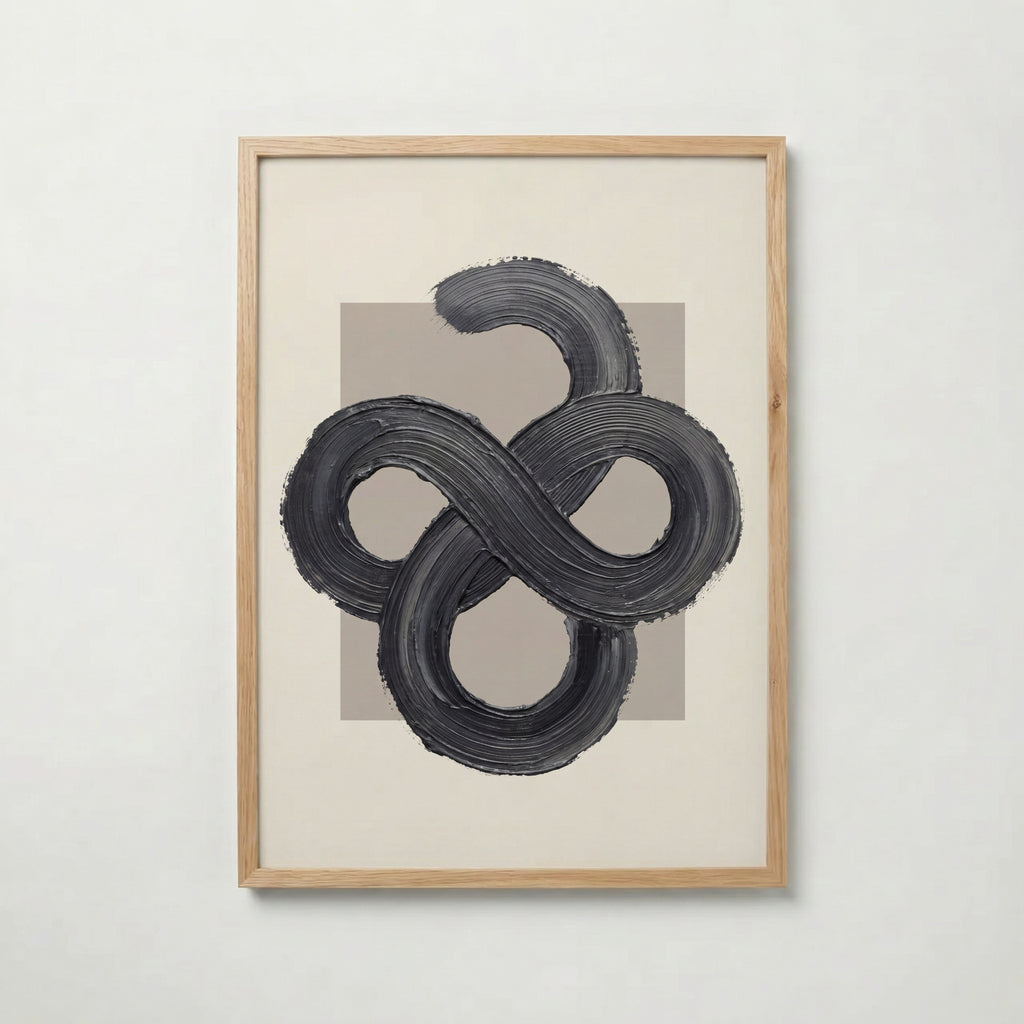 Charcoal Infinity Poster – ekram