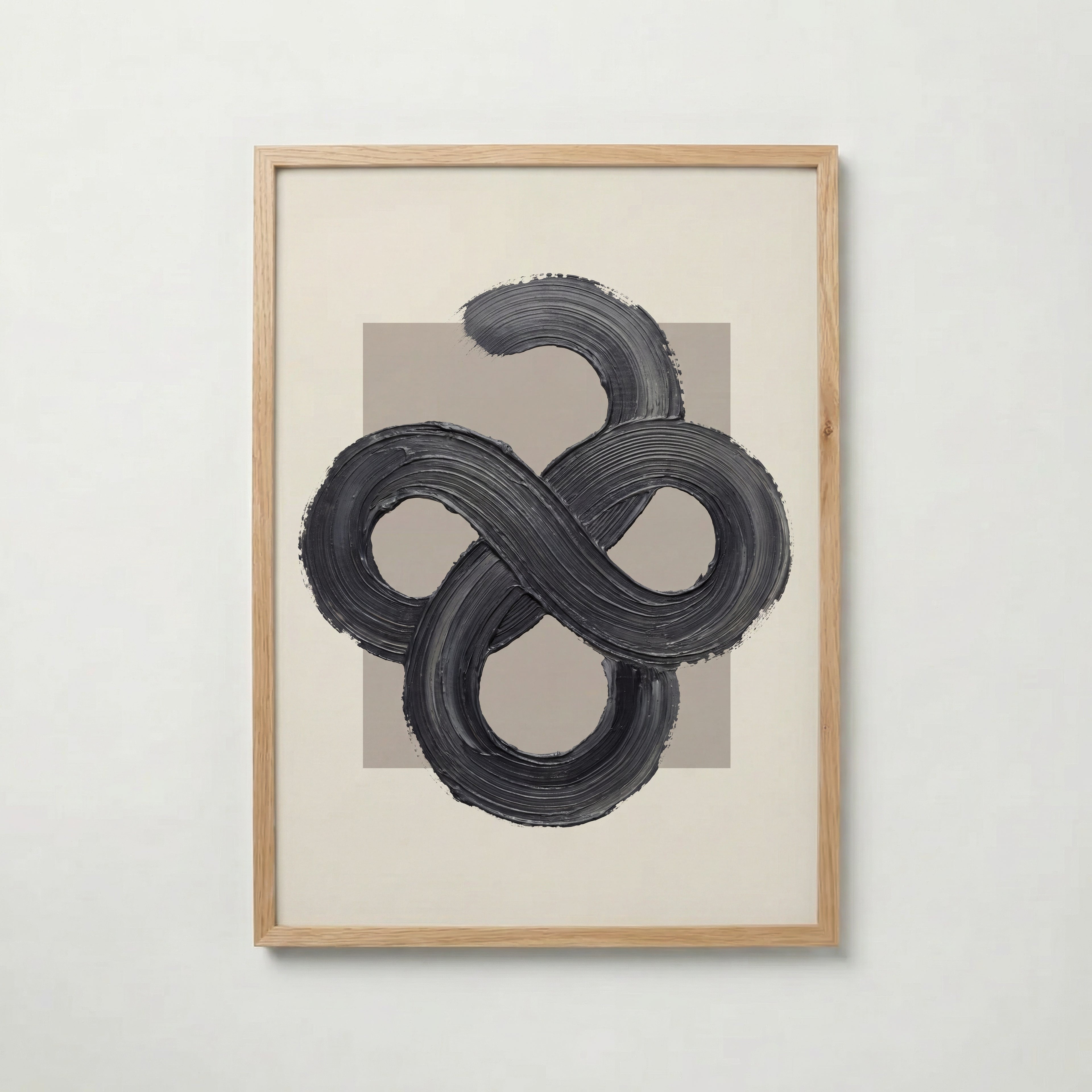 Charcoal Infinity Poster – ekram