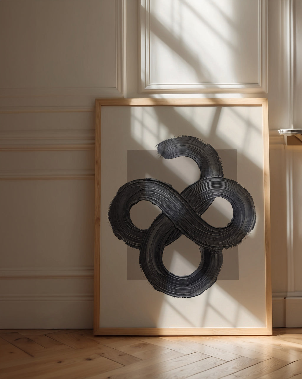 Charcoal Infinity Poster – i rum 1