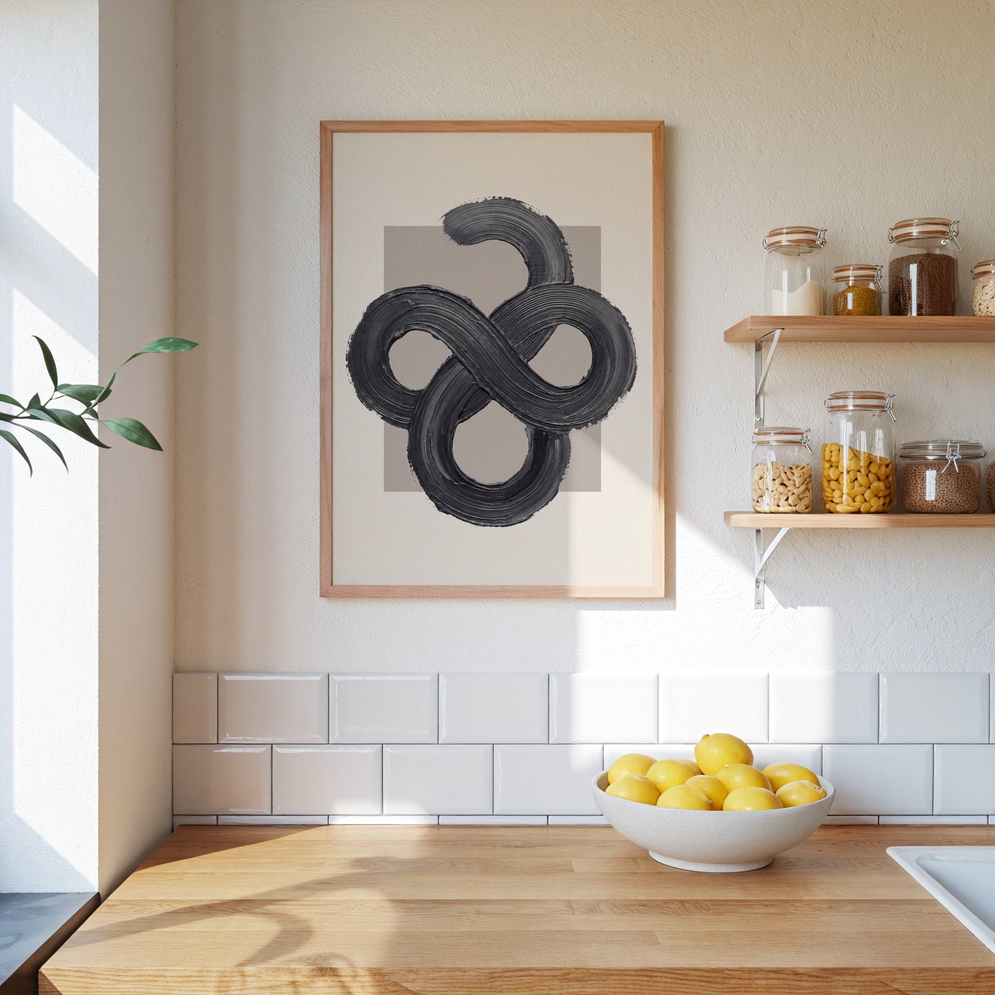 Charcoal Infinity Poster – i rum 3