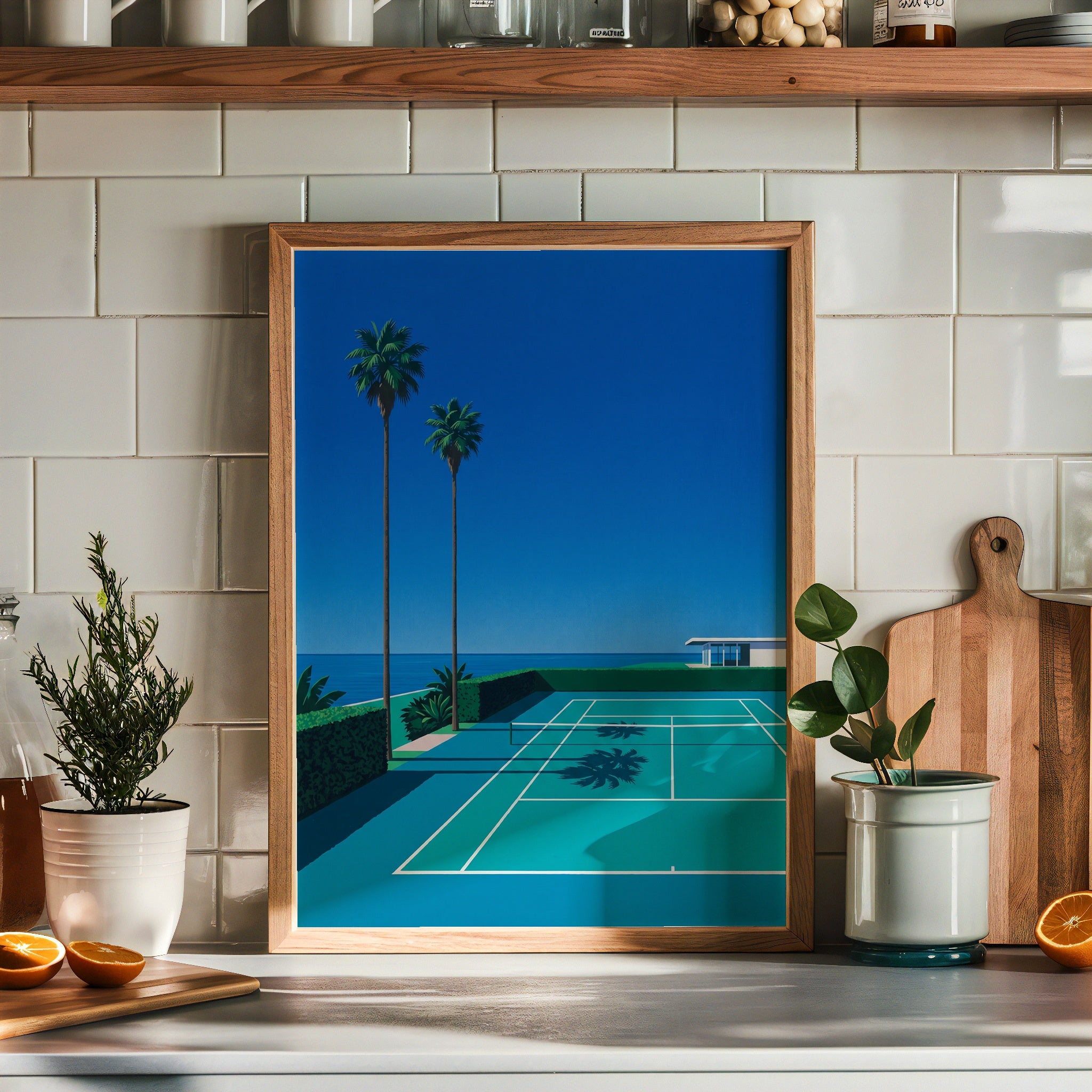 Coastal Court Poster – i rum 2