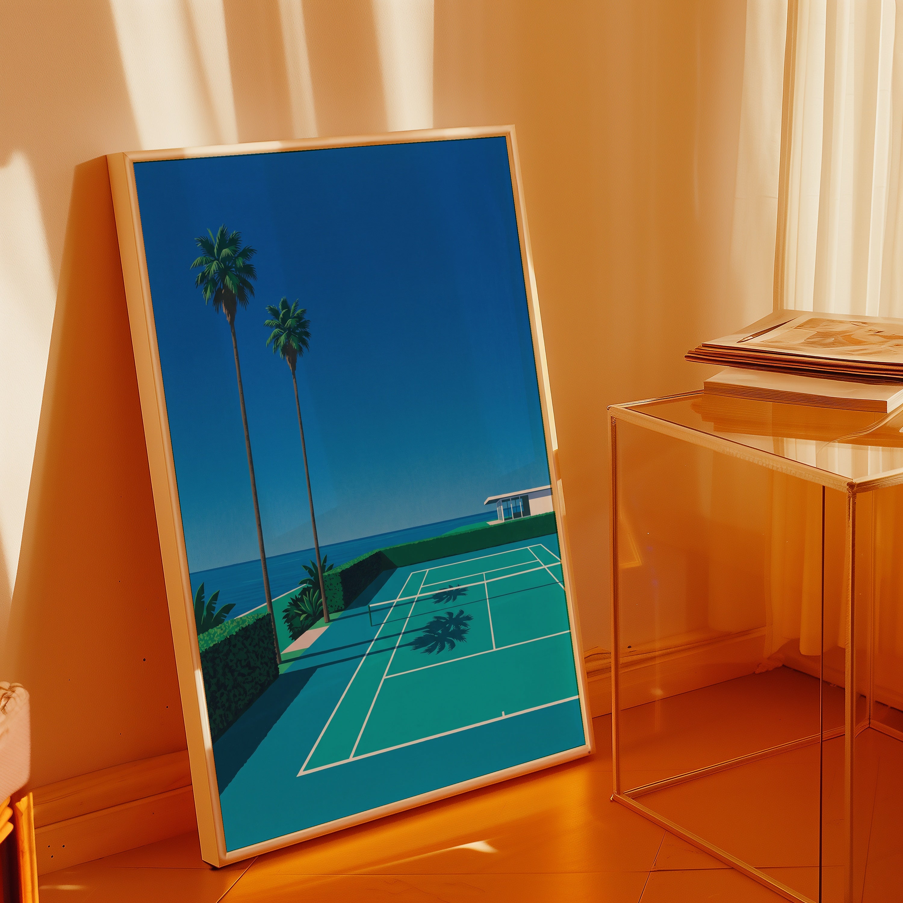 Coastal Court Poster – i rum 3