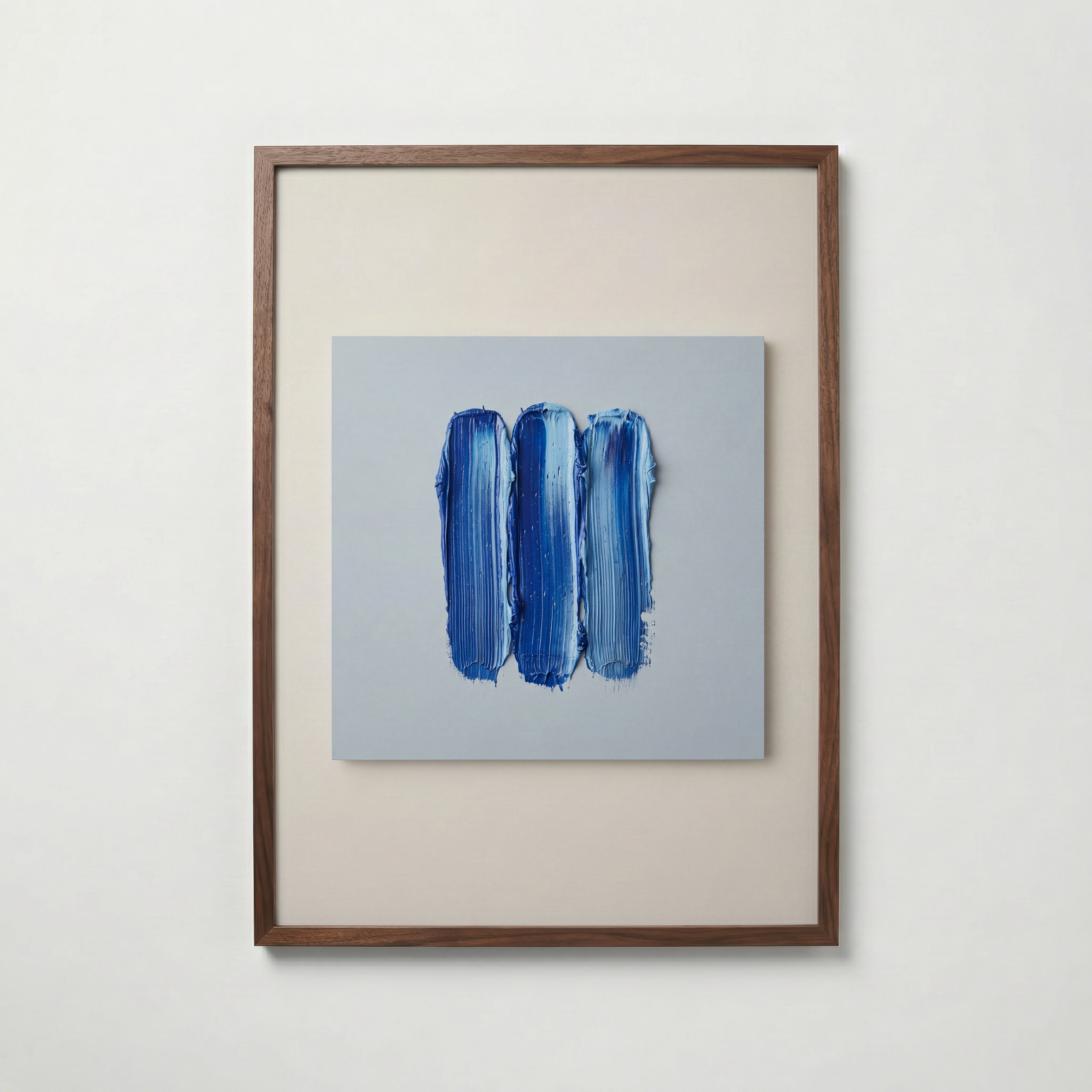 Cobalt Bands Poster – valnötsram