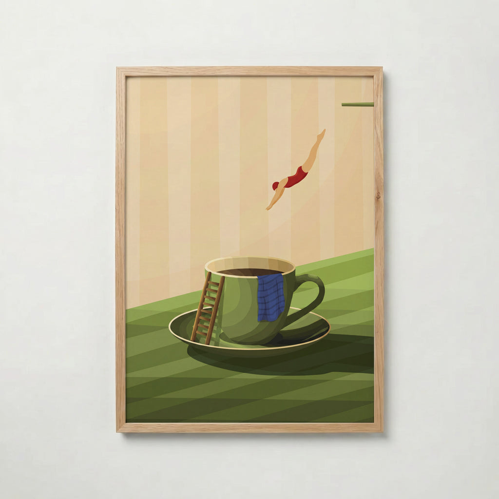 Coffee Dive Poster – ekram