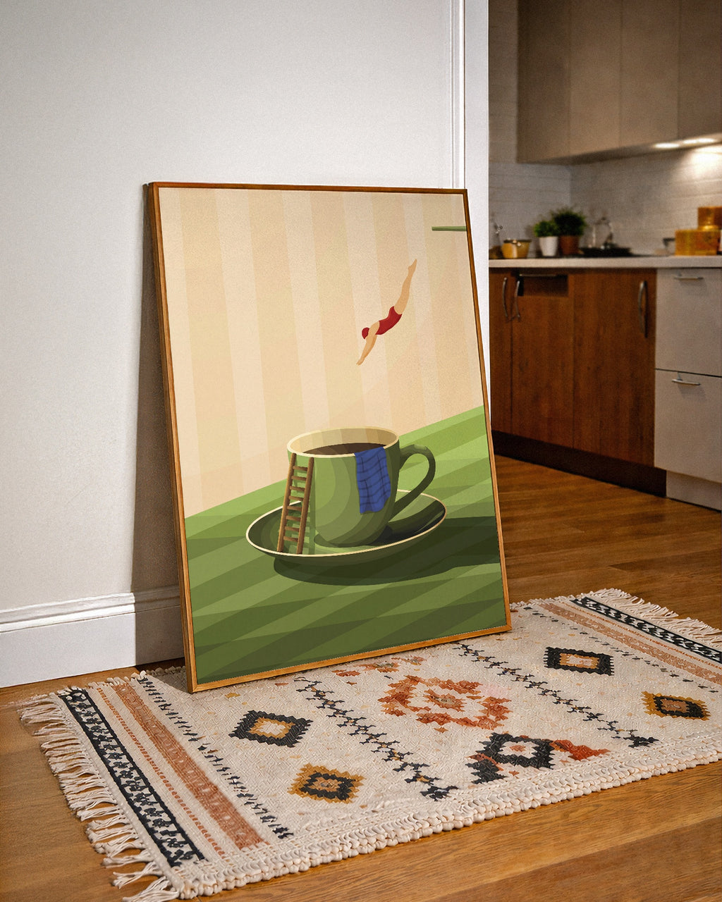 Coffee Dive Poster – i rum 2