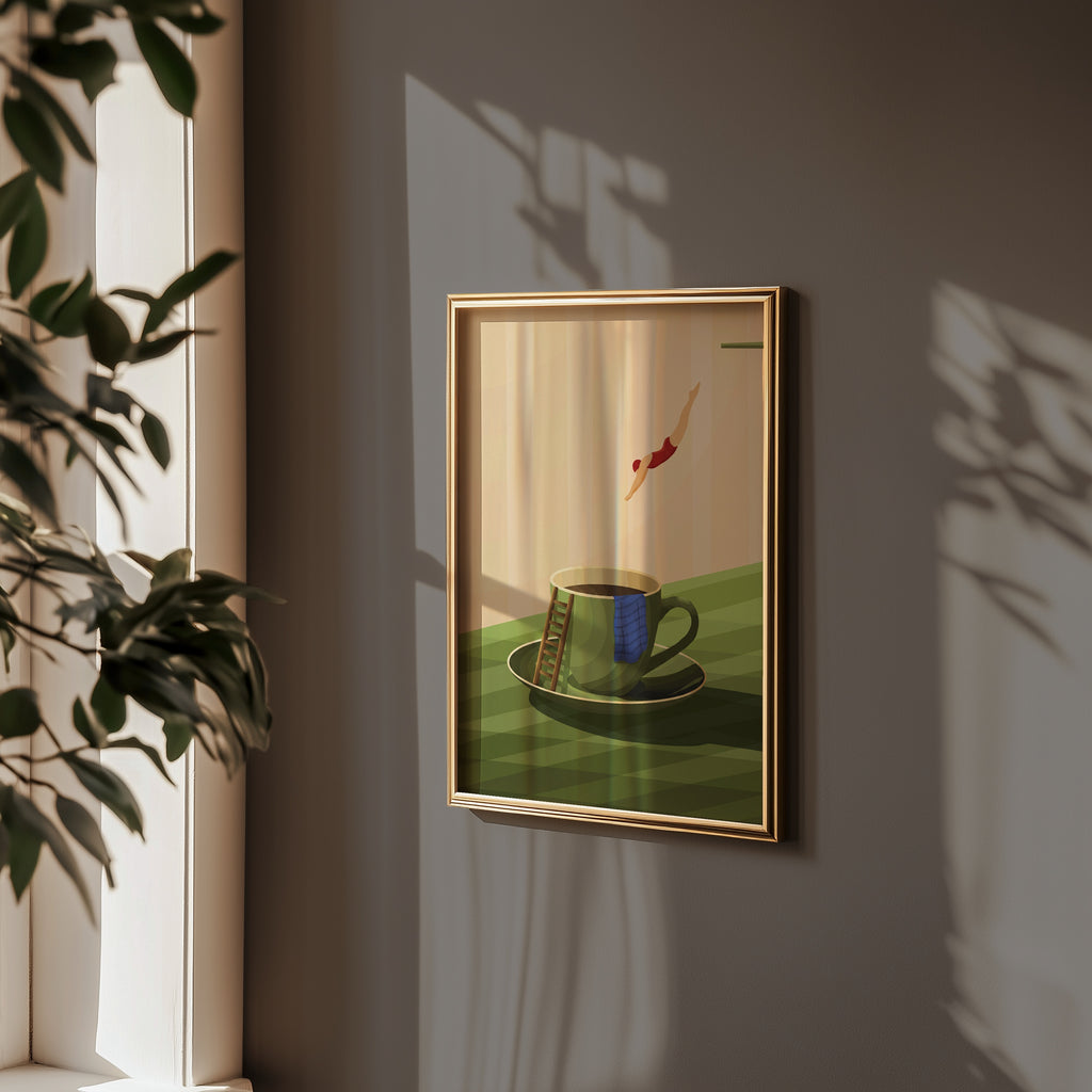 Coffee Dive Poster – i rum 3