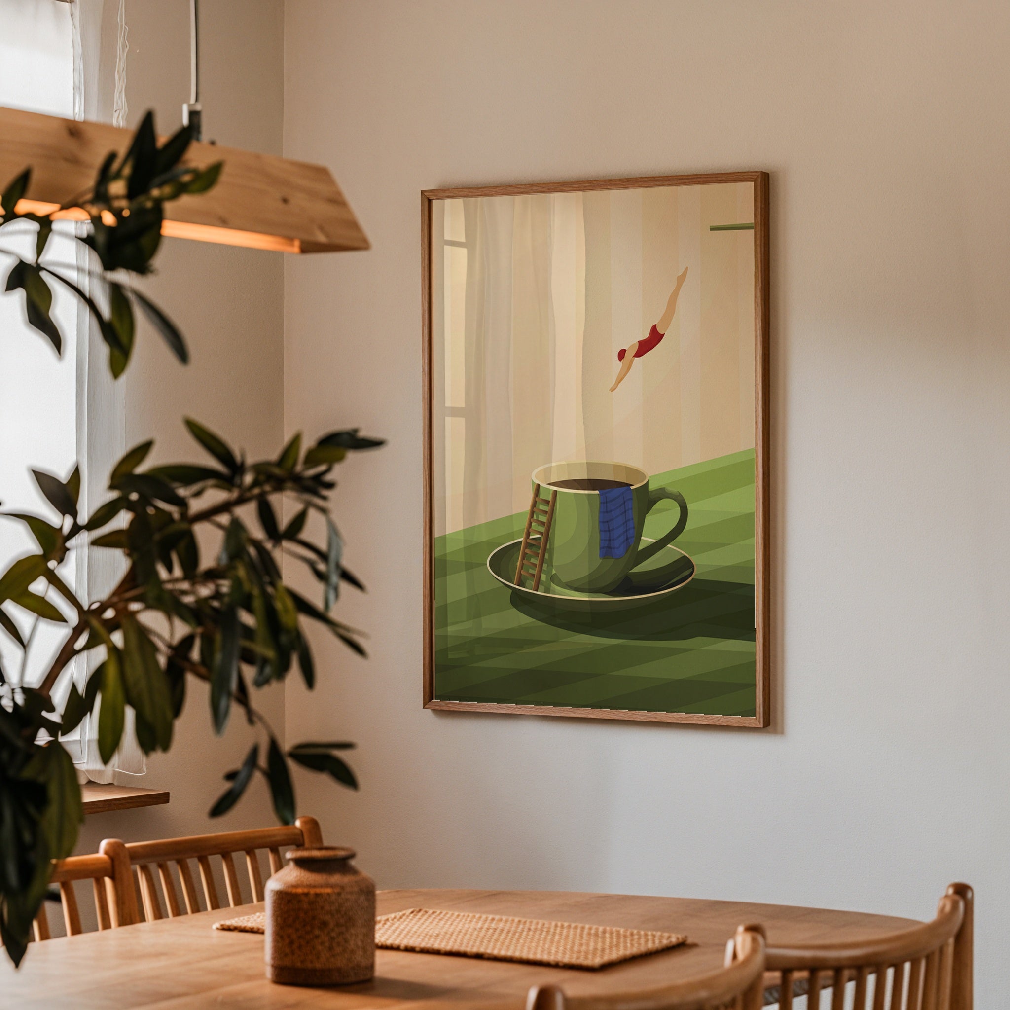 Coffee Dive Poster – i rum 4