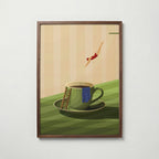 Coffee Dive Poster – valnötsram
