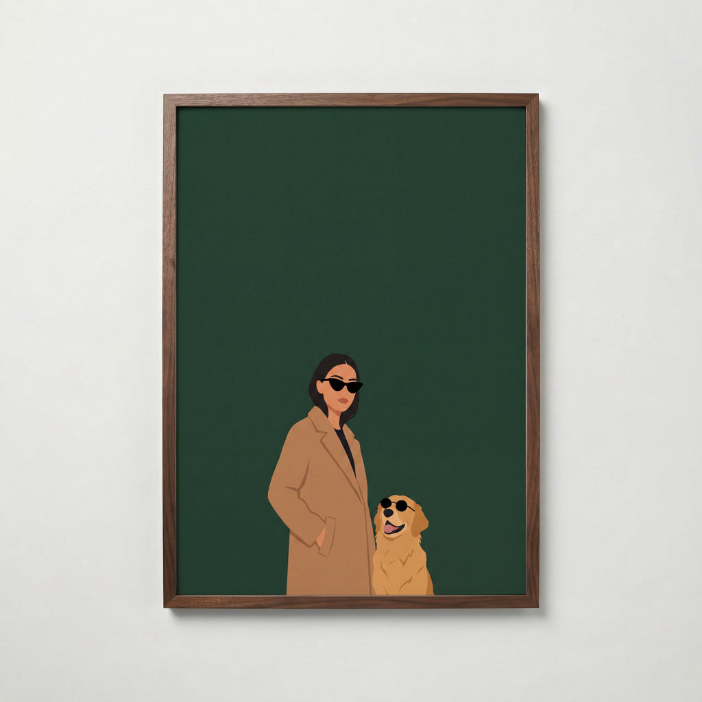 Cool Duo Poster – valnötsram