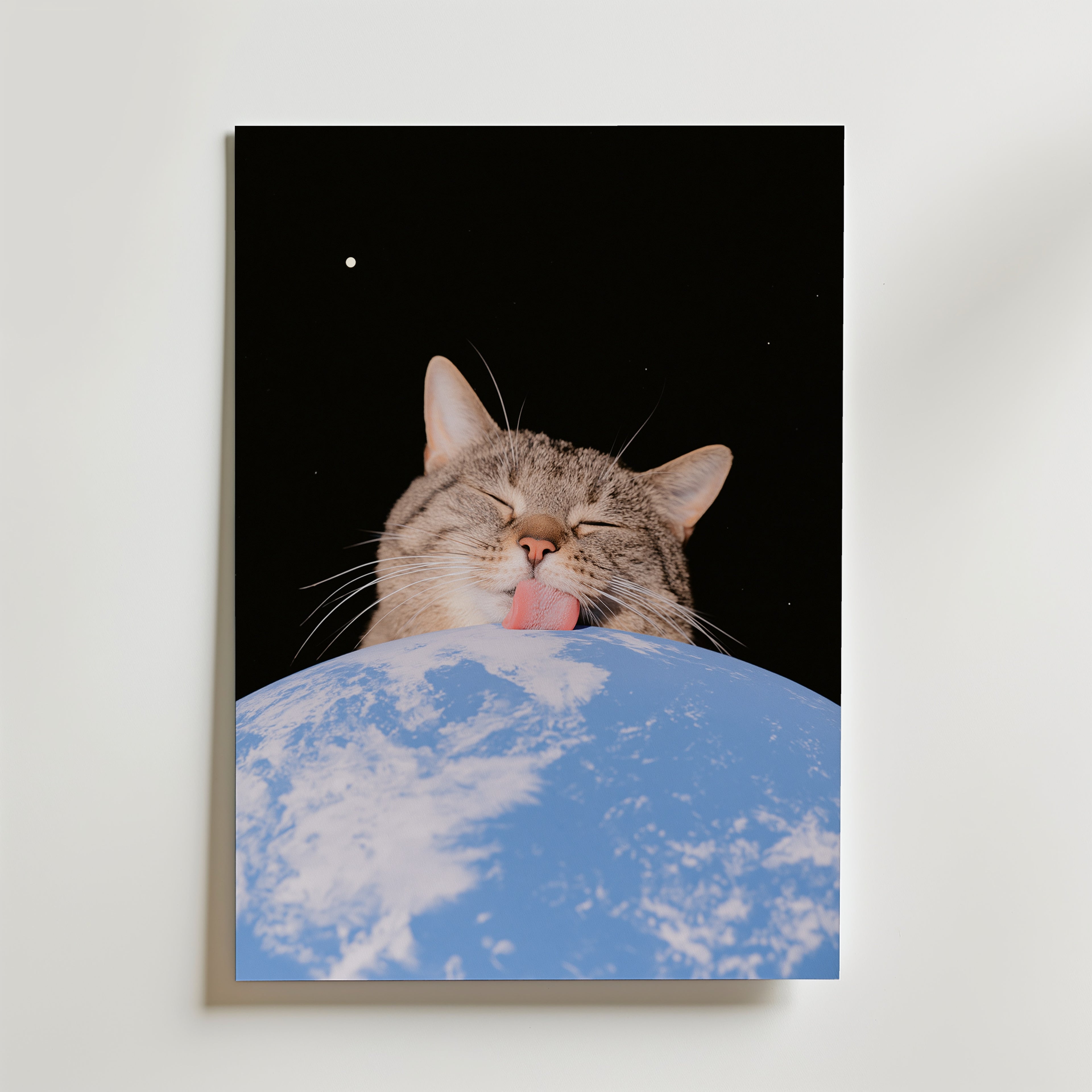 Cosmic Lick Poster – canvas utan passepartout