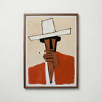 Cowboy Smoke Poster – valnötsram