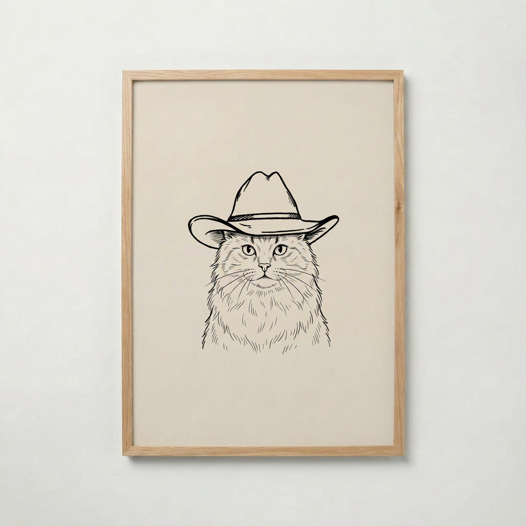 Cowboy Cat Poster – ekram