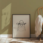 Cowboy Cat Poster – i rum 4