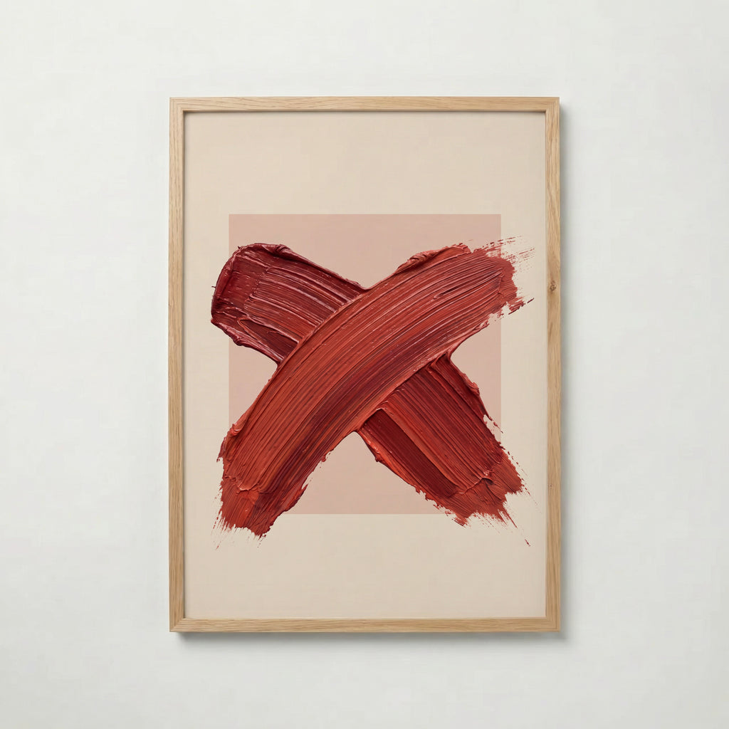 Crimson Cross Poster – ekram