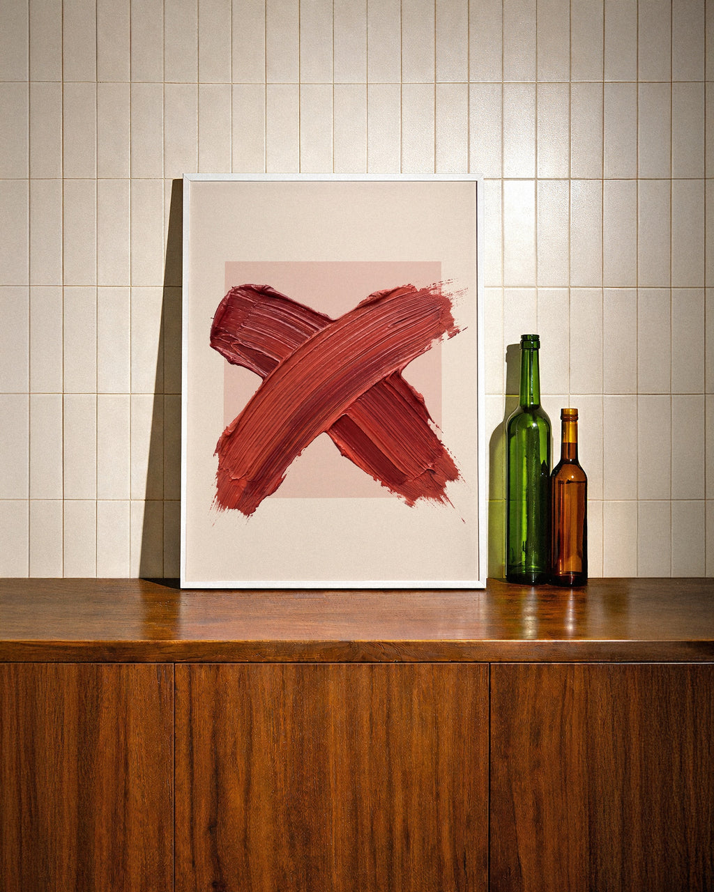 Crimson Cross Poster – i rum 3