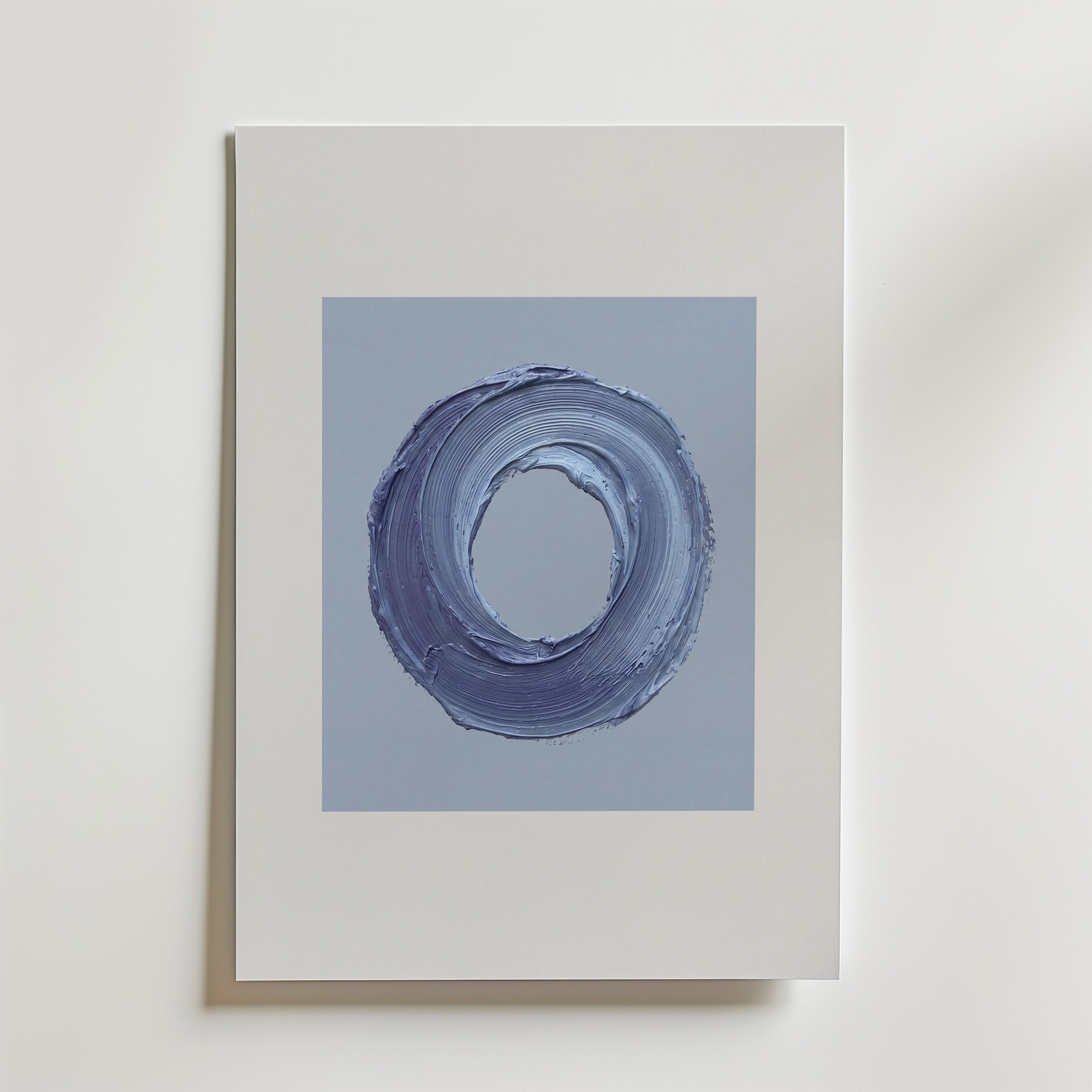 Denim Loop Poster – canvas utan passepartout