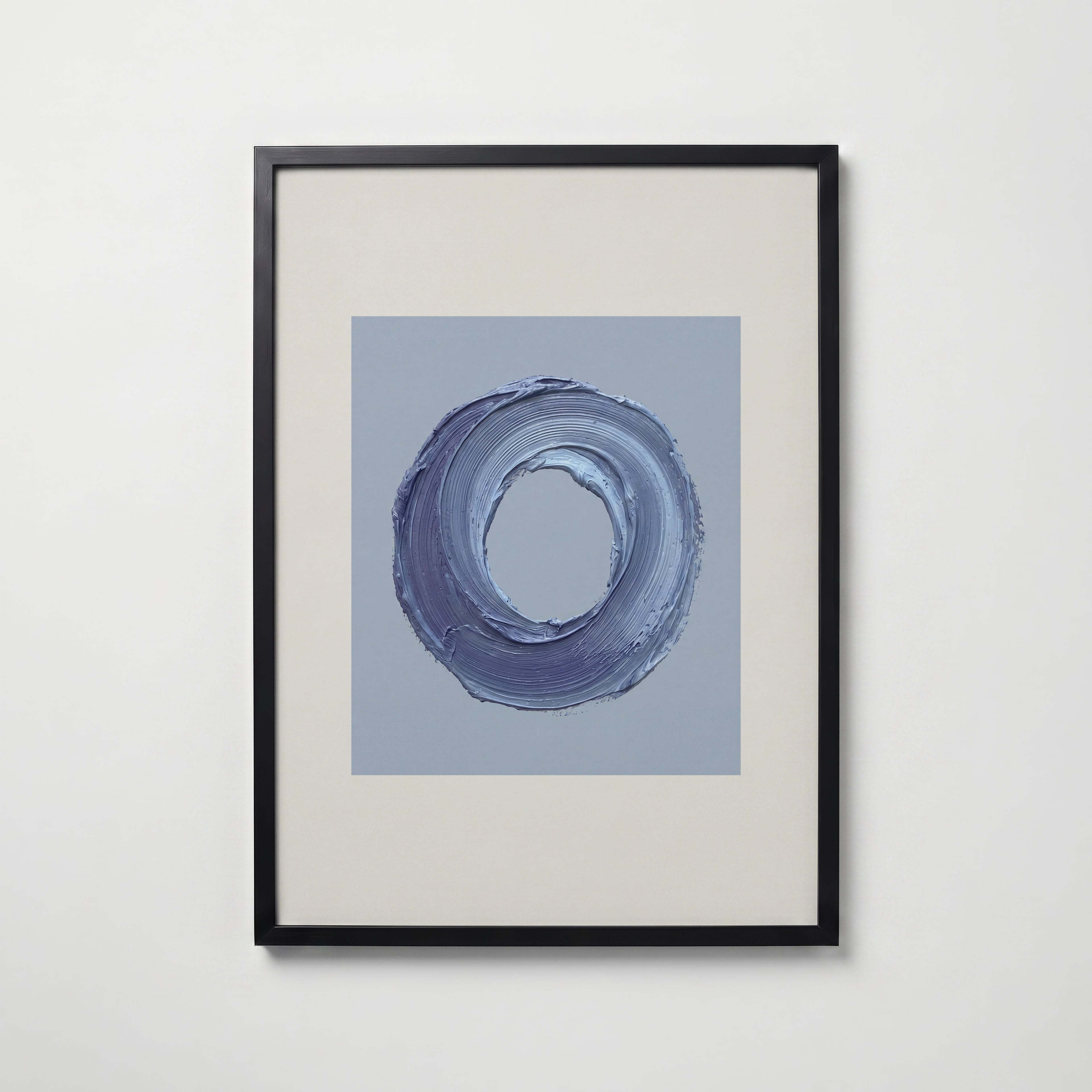 Denim Loop Poster – svart ram