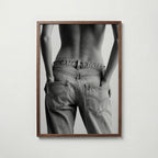 Denim Muse Poster – valnötsram