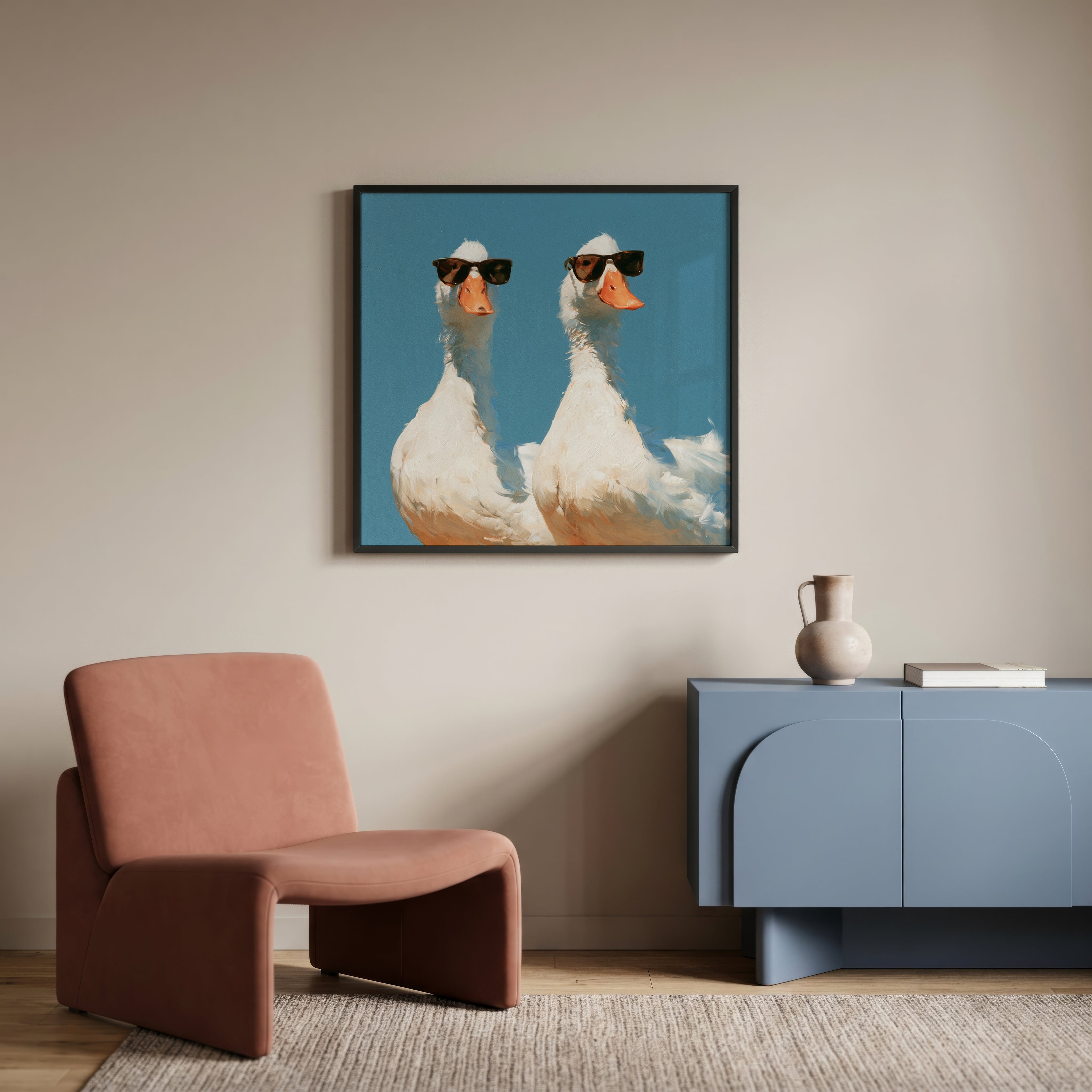 Goose Swag Poster – i rum 1