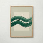 Emerald Waves Poster – ekram