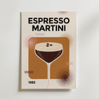Espresso Martini Poster – canvas utan passepartout