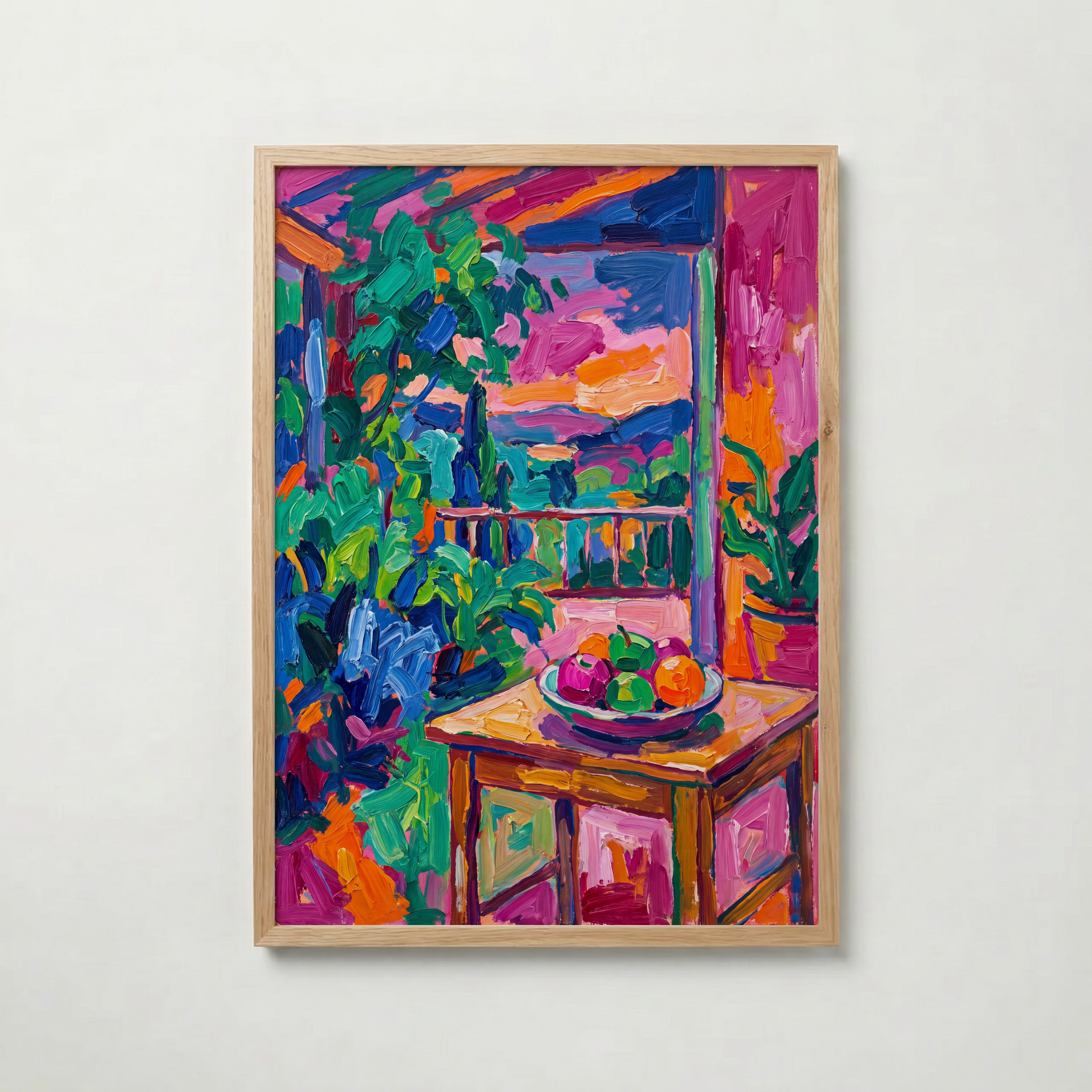 Fauvist Garden Poster – ekram