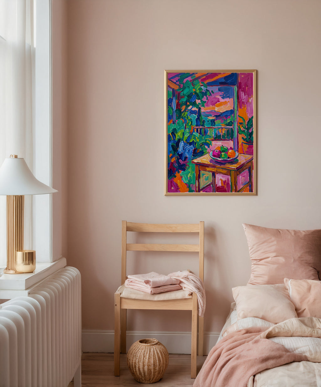 Fauvist Garden Poster – i rum 1