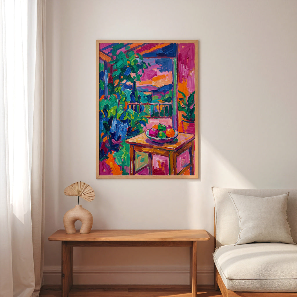 Fauvist Garden Poster – i rum 4