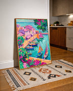 Fauvist Harbour Poster – i rum 1