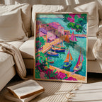 Fauvist Harbour Poster – i rum 5
