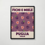 Figs and Honey Poster – svart ram