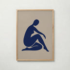 Blue Figure I Poster – ekram