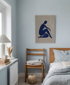 Blue Figure I Poster – i rum 1