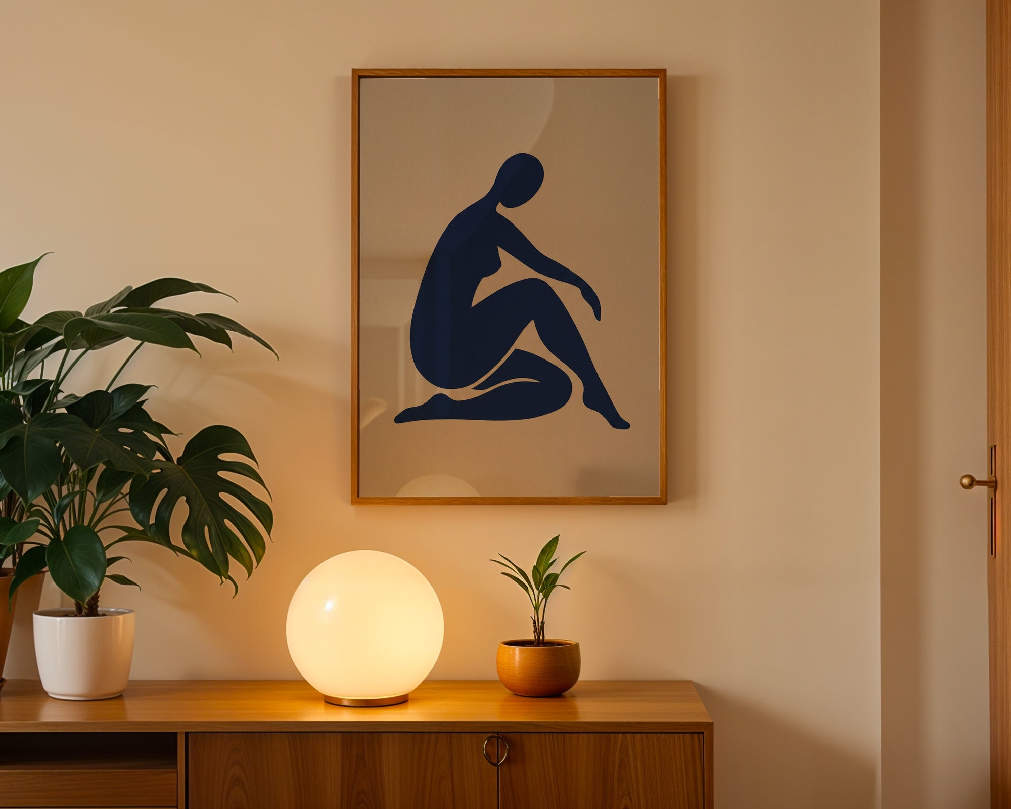 Blue Figure I Poster – i rum 2