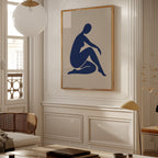Blue Figure I Poster – i rum 4